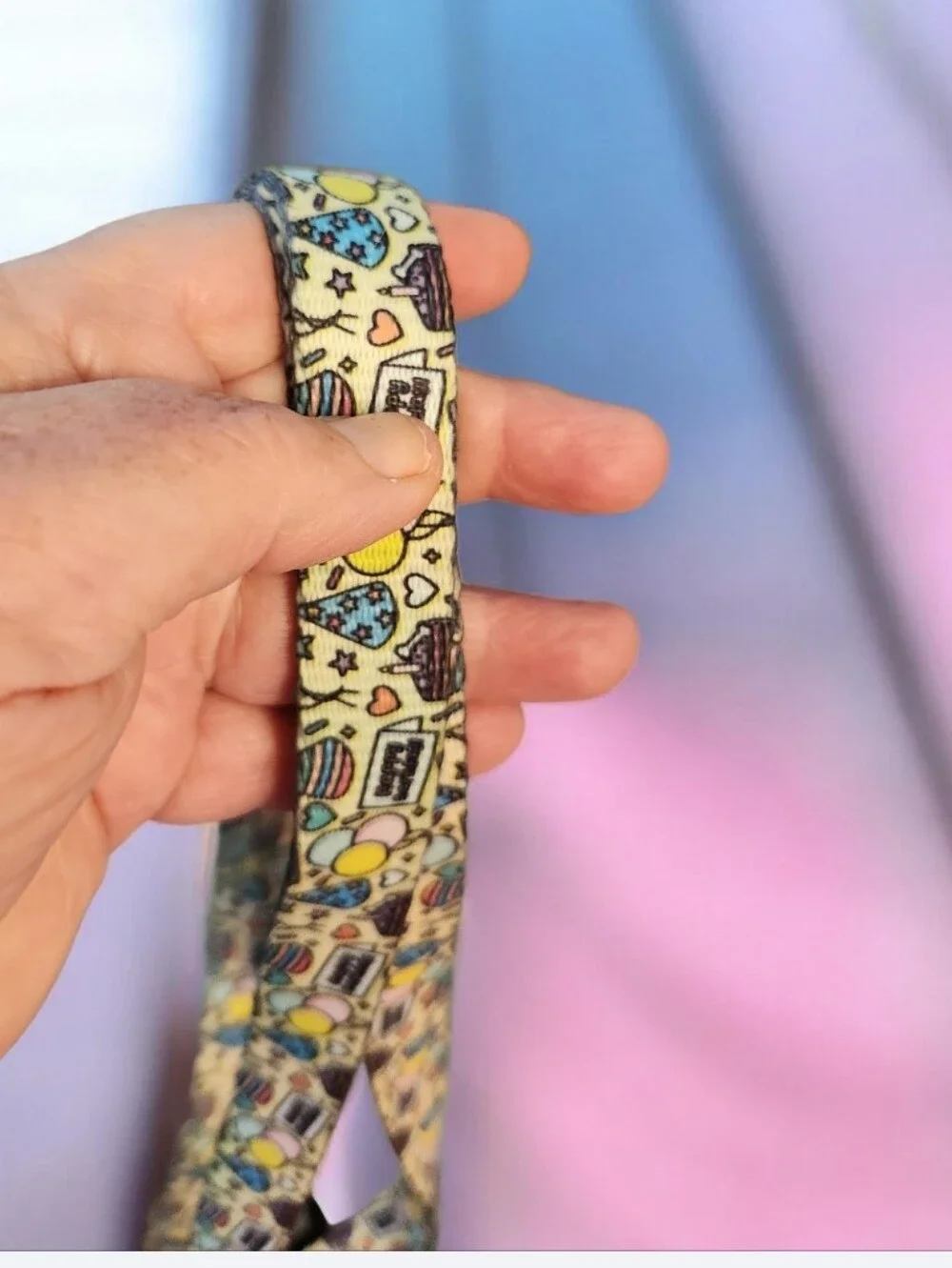 Cute Printed Dog Leash Wit Matching Poo Bag■ New But No Tags